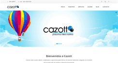 Desktop Screenshot of cazottproducciones.com